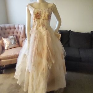 Zombie Bride Wedding Real Dress DIY Halloween Sz10 Mary's Import Bridal